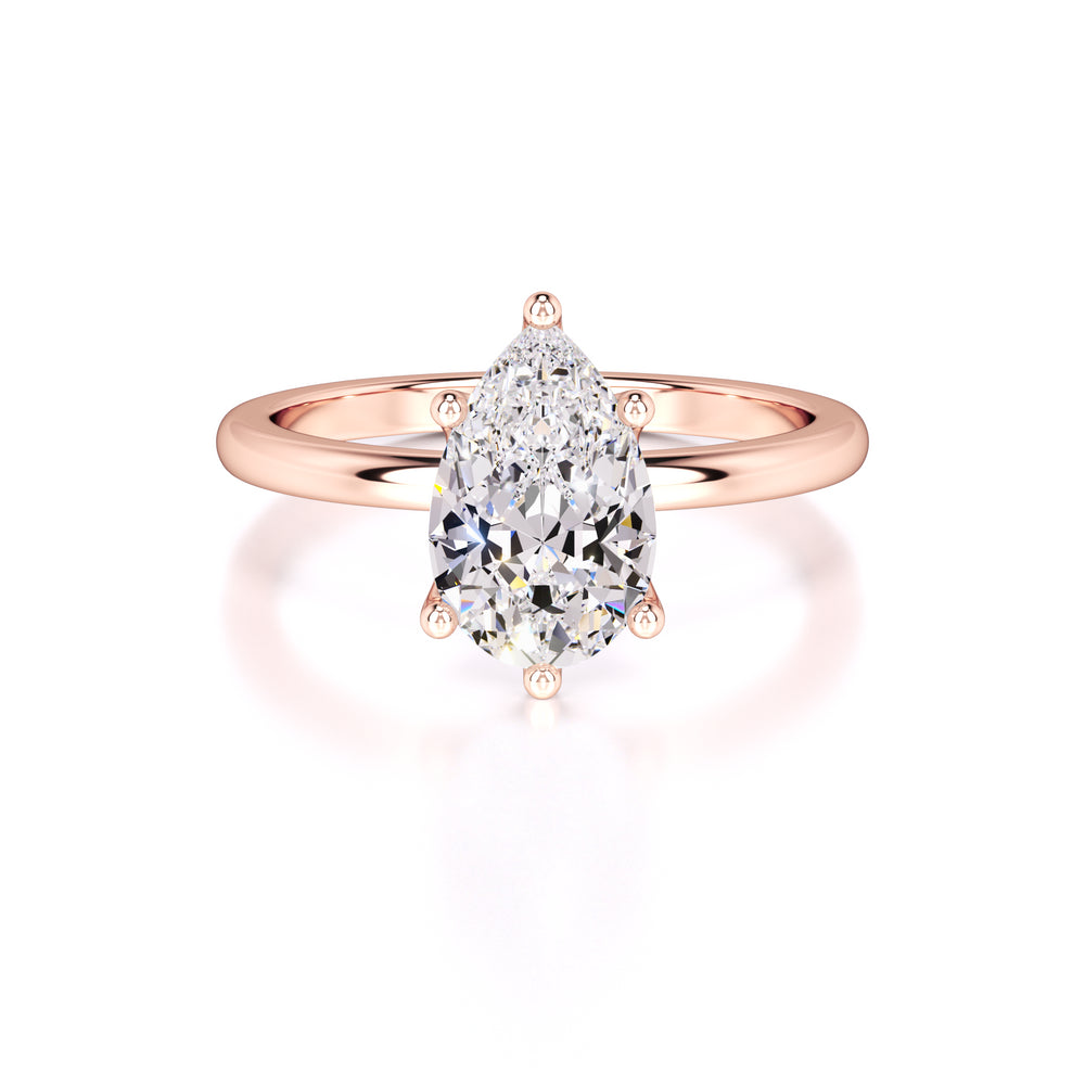 Kinsley Lab Grown Diamond Ring | Rose Gold | 1