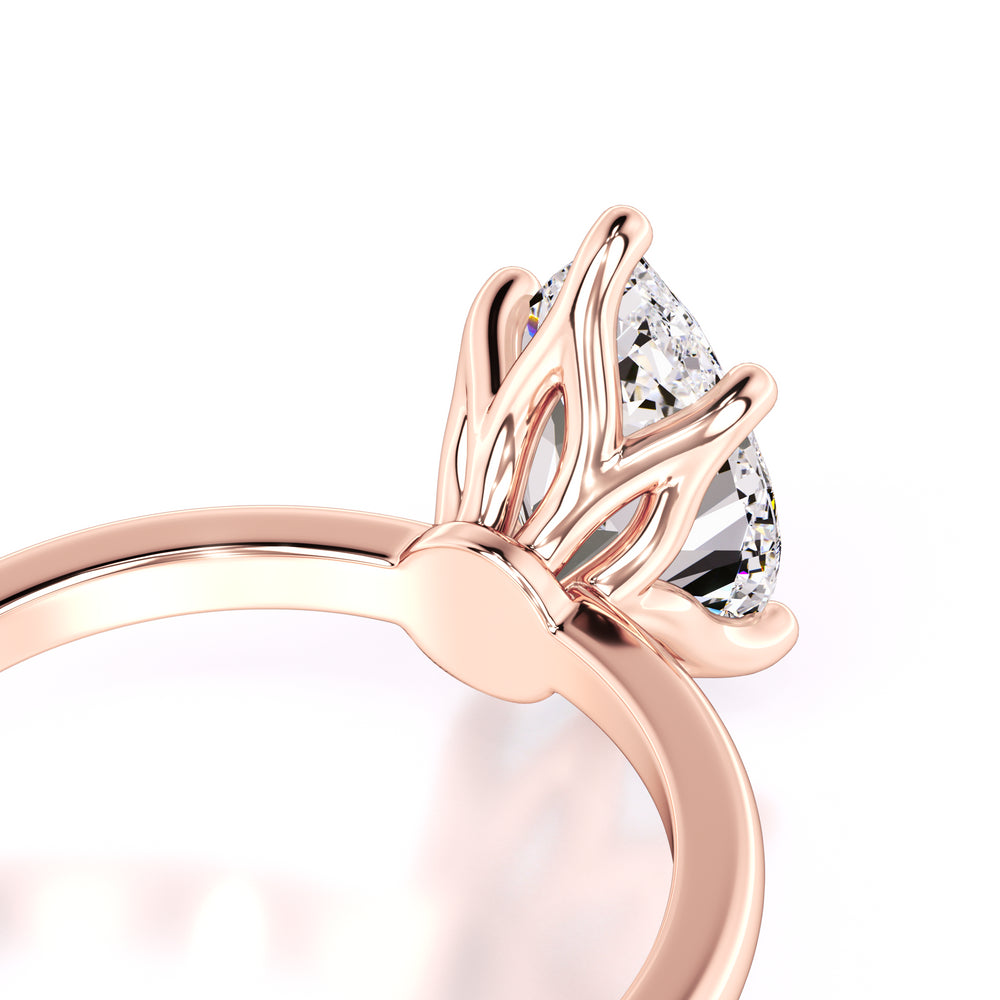 Kinsley Lab Grown Diamond Ring | Rose Gold | 2