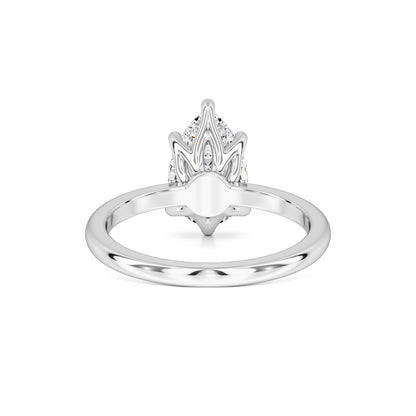 Kinsley Moissanite Ring | White Gold | 3