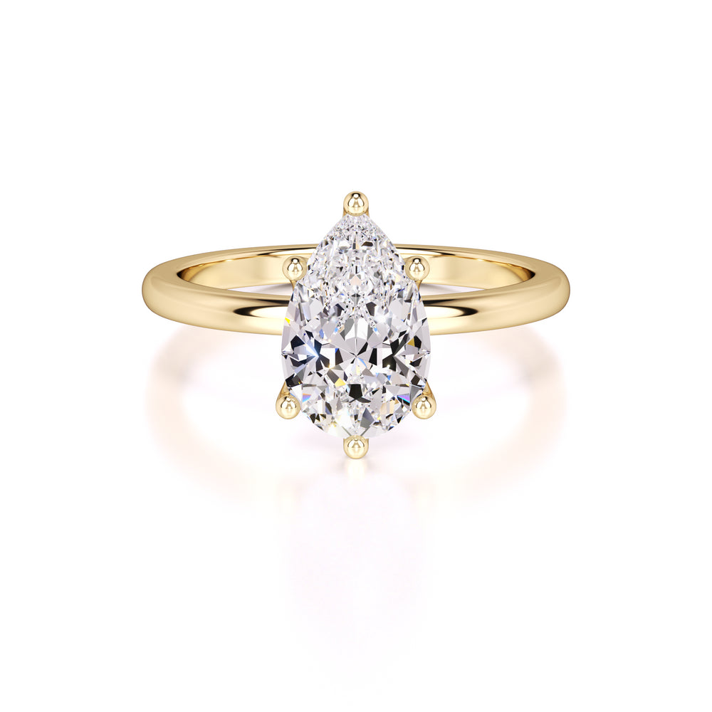 Kinsley Lab Grown Diamond Ring | Yellow Gold | 1