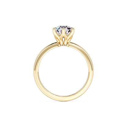 Kinsley Moissanite Ring | Yellow Gold | 4
