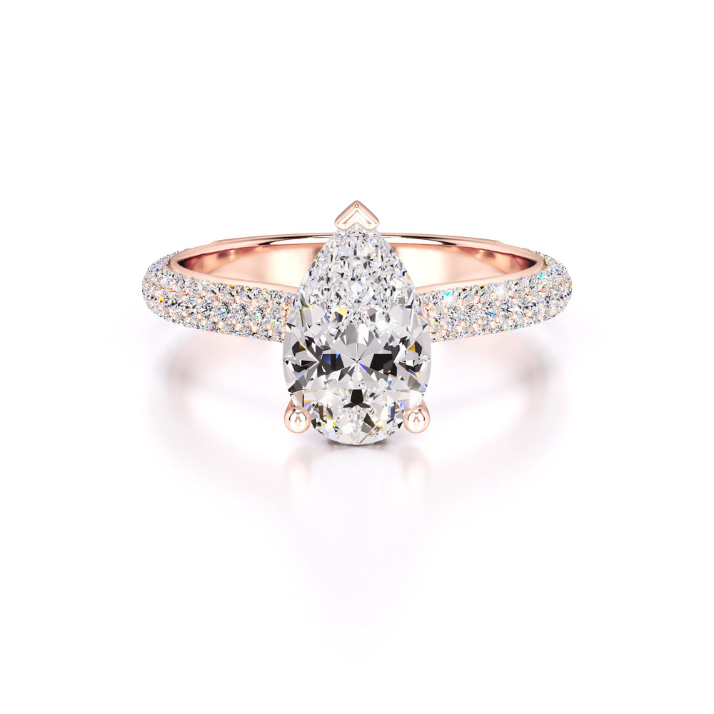 Lilyana Lab Grown Diamond Ring | Rose Gold | 1