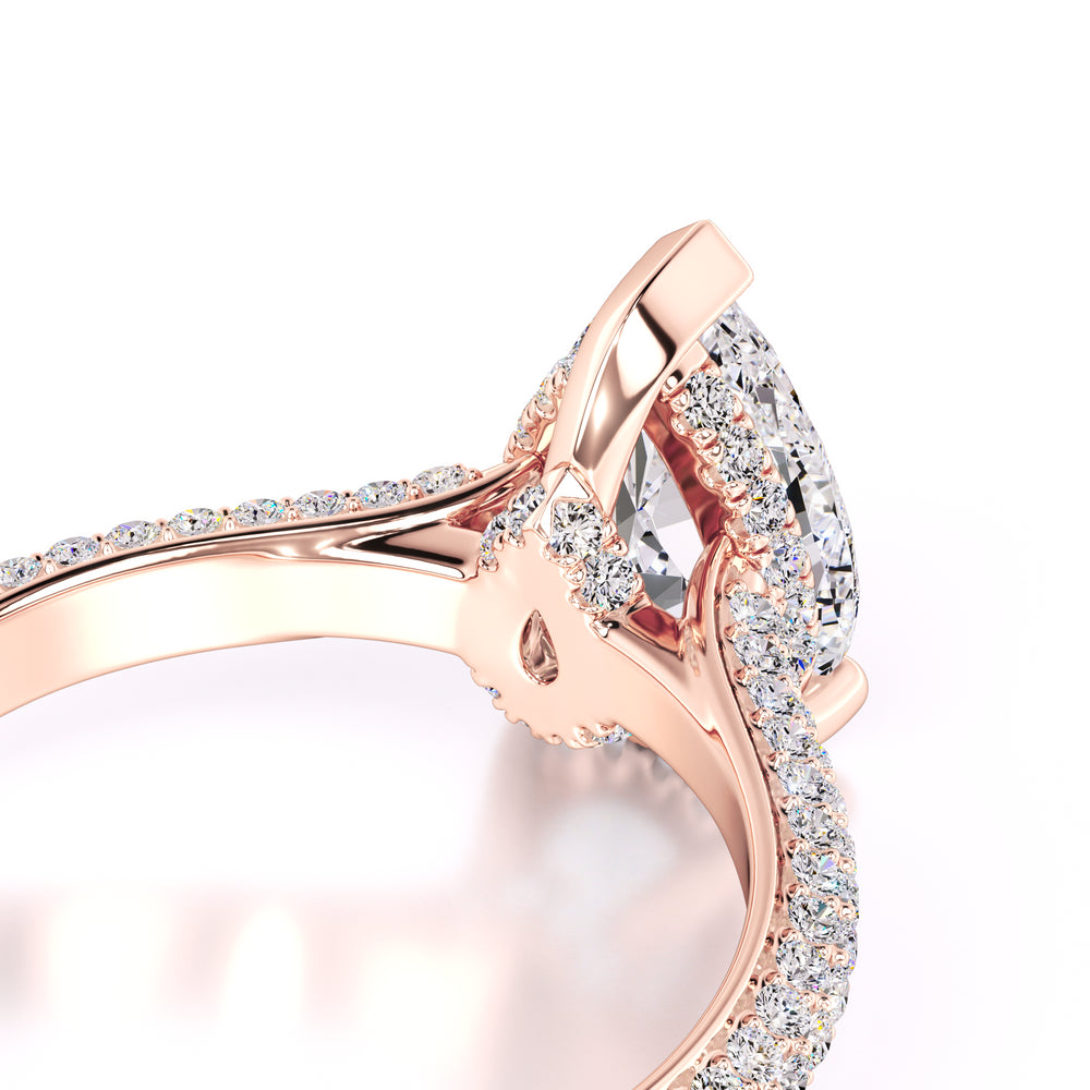 Lilyana Lab Grown Diamond Ring | Rose Gold | 2