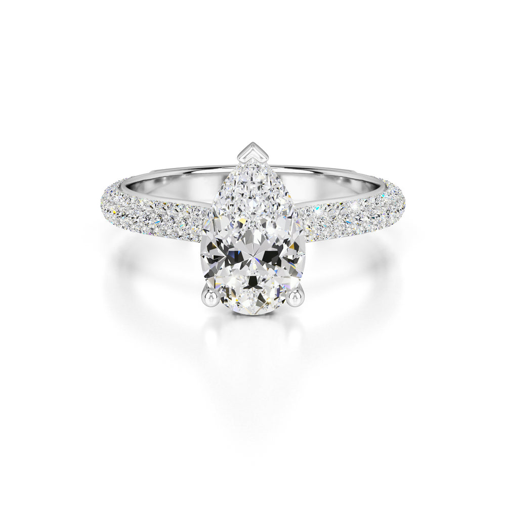 Lilyana Lab Grown Diamond Ring | White Gold | 1