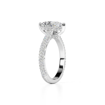 Lilyana Lab Grown Diamond Ring | White Gold | 3