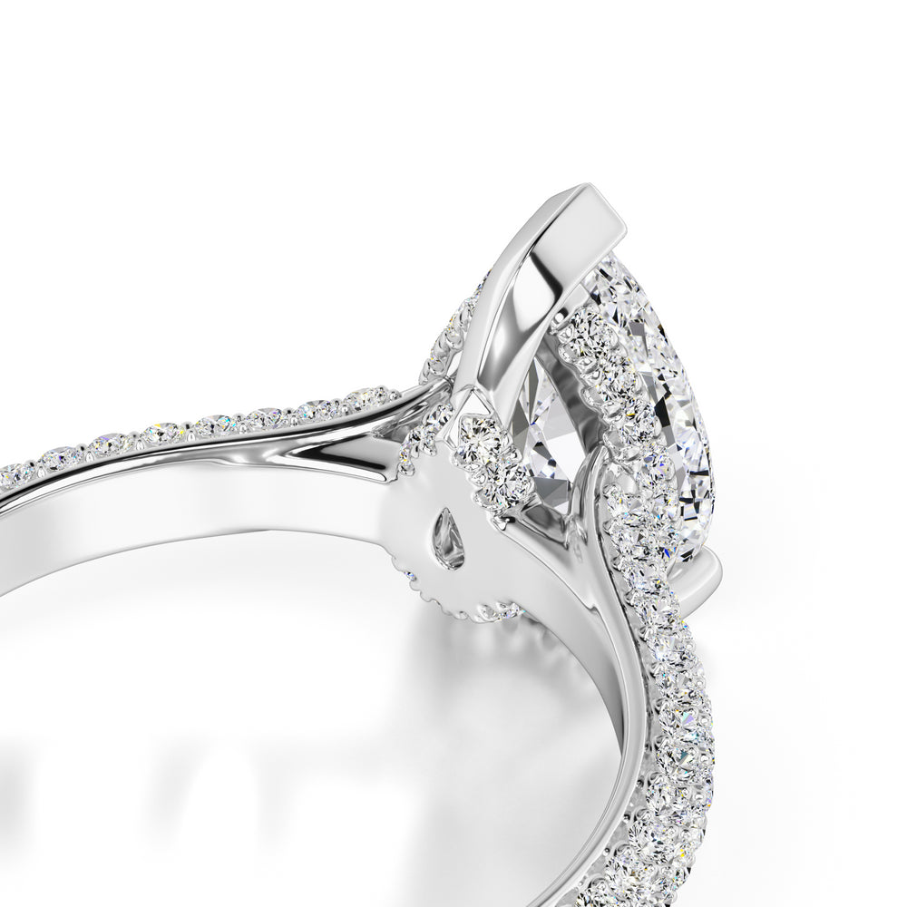 Lilyana Lab Grown Diamond Ring | White Gold | 2