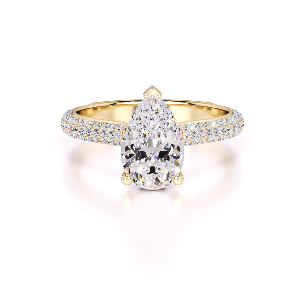 Lilyana Lab Grown Diamond Ring | Yellow Gold | 1