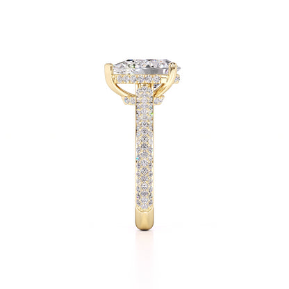 Lilyana Lab Grown Diamond Ring | Yellow Gold | 4