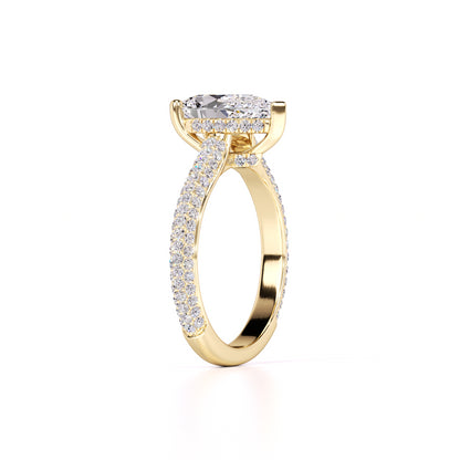 Lilyana Lab Grown Diamond Ring | Yellow Gold | 3