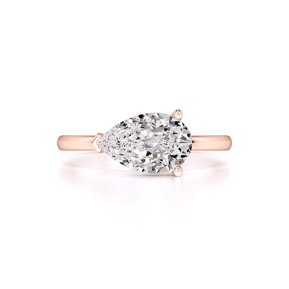 London Moissanite Ring | Rose Gold | 1