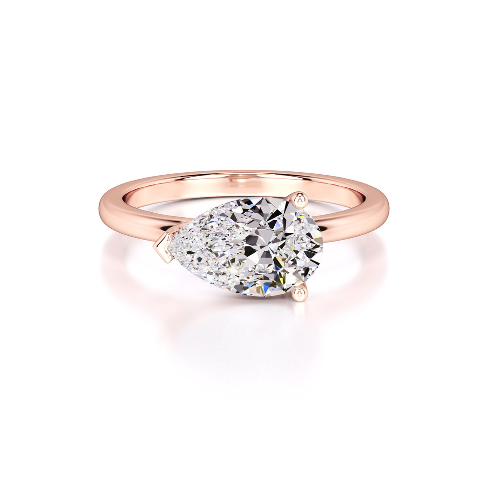 London Lab Grown Diamond Ring | Rose Gold | 1