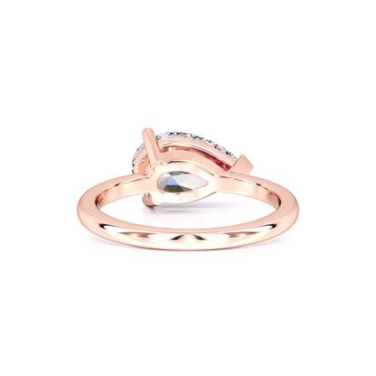 London Moissanite Ring | Rose Gold | 3