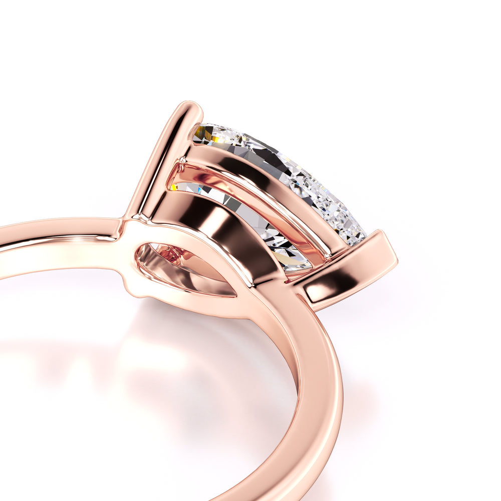 London Moissanite Ring | Rose Gold | 2