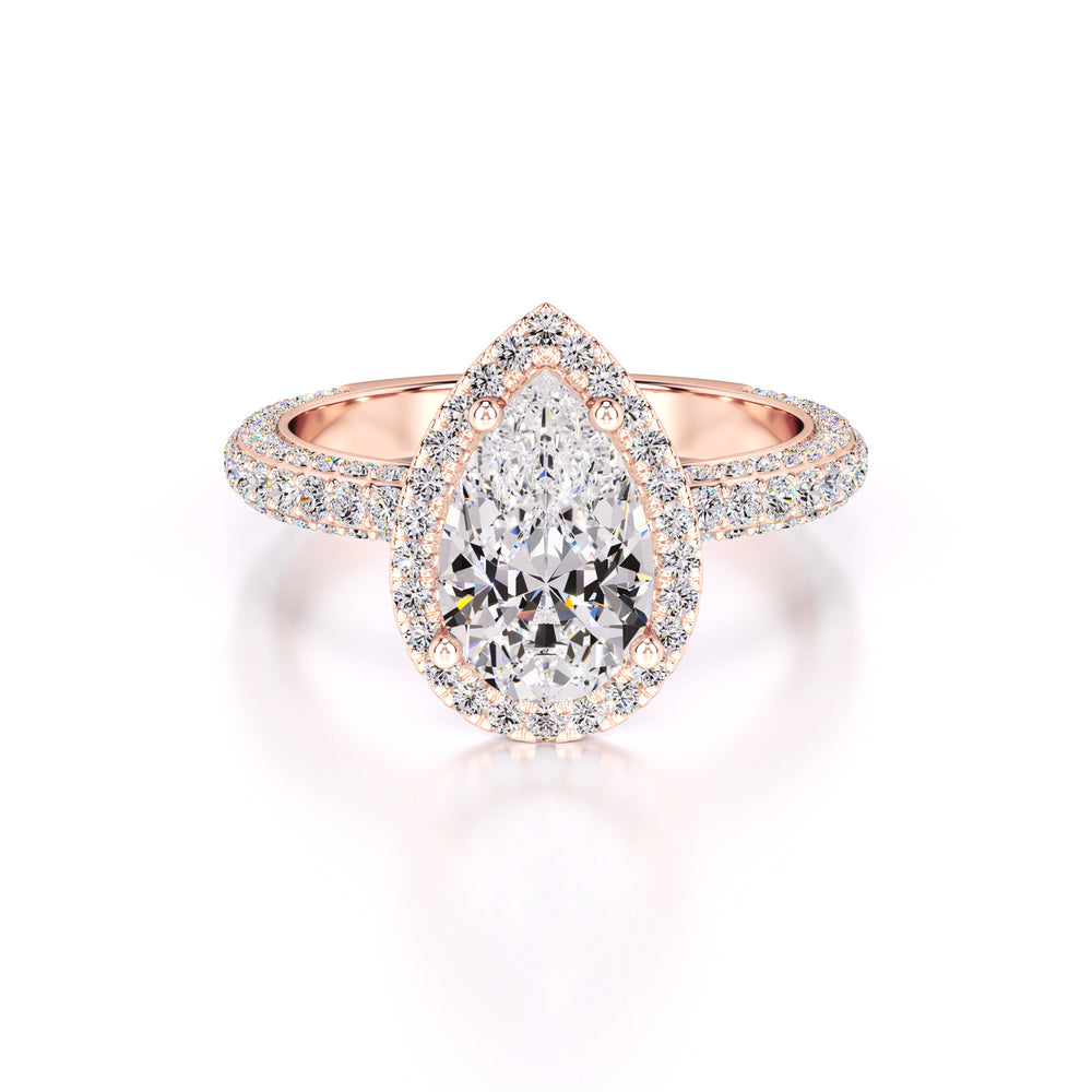 Mackenzie Lab Grown Diamond Ring | Rose Gold | 1