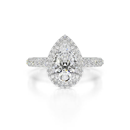 Mackenzie Moissanite & Lab Grown Diamond Ring | White Gold | 1