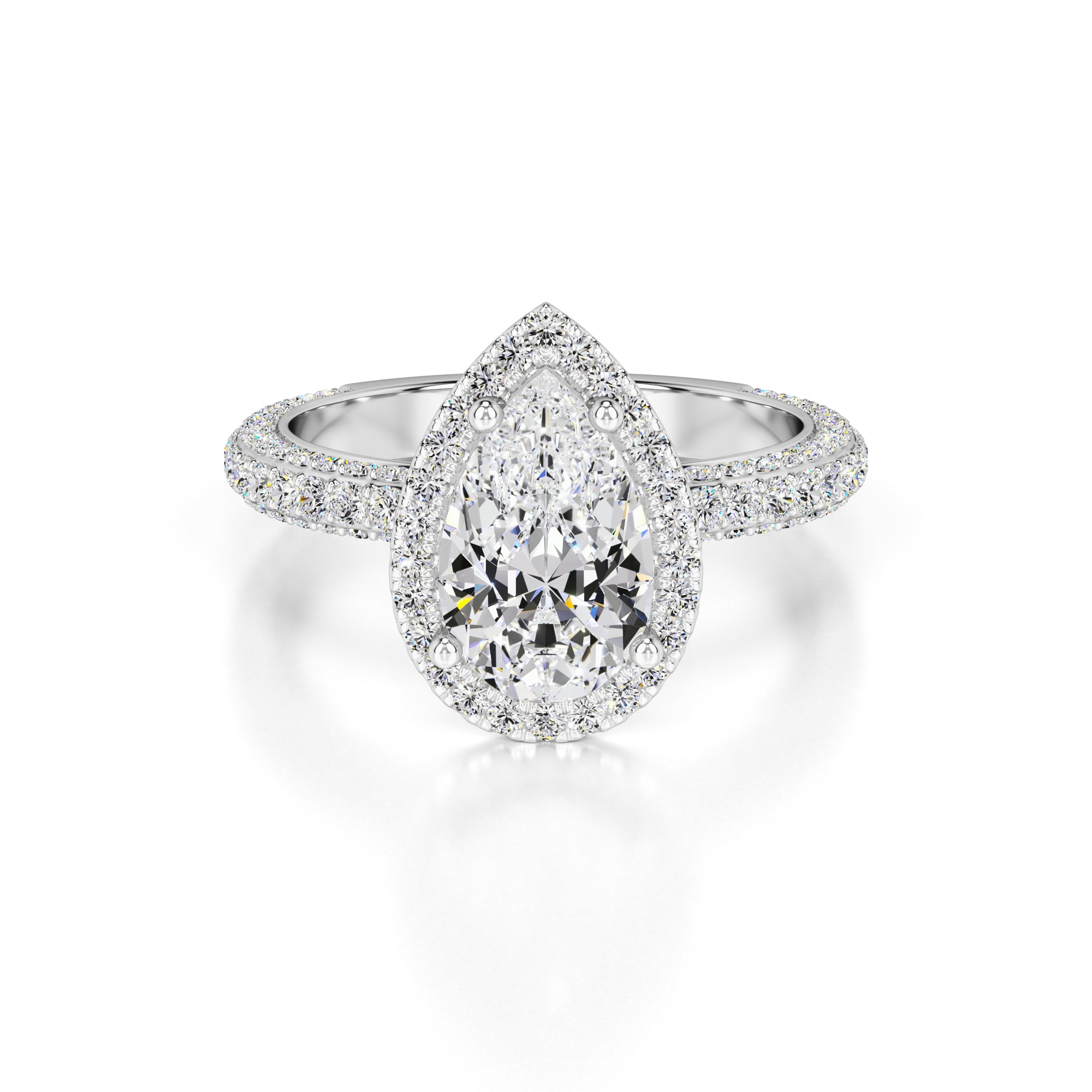 Mackenzie Lab Grown Diamond Ring | White Gold | 1