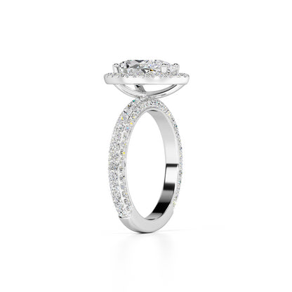 Mackenzie Lab Grown Diamond Ring | White Gold | 3