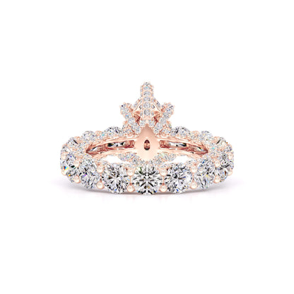 Scarlett Moissanite & Lab Grown Diamond Ring | Rose Gold | 3