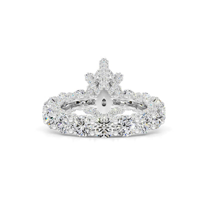 Scarlett Moissanite & Lab Grown Diamond Ring | White Gold | 3
