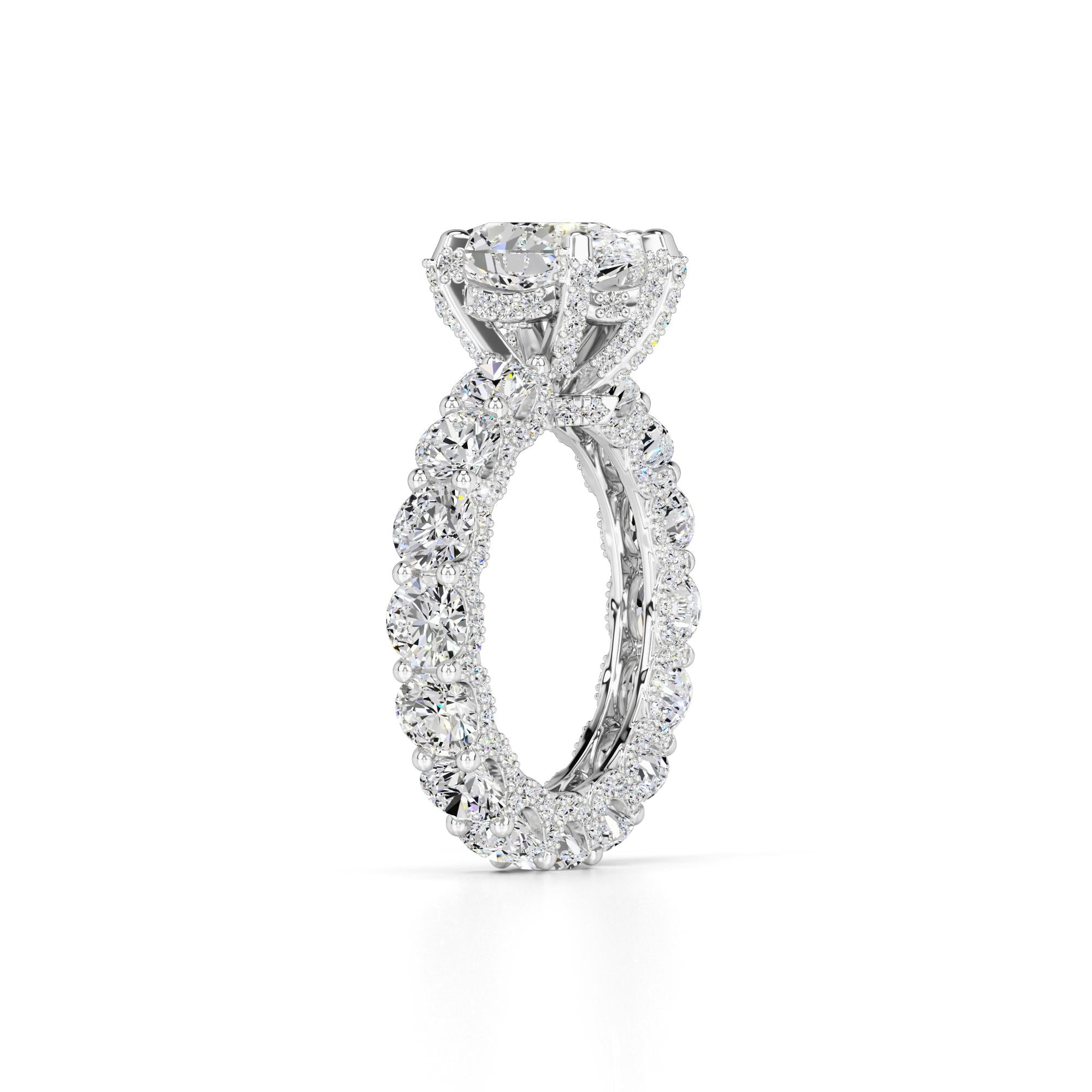 Scarlett Lab Grown Diamond Ring | White Gold | 3