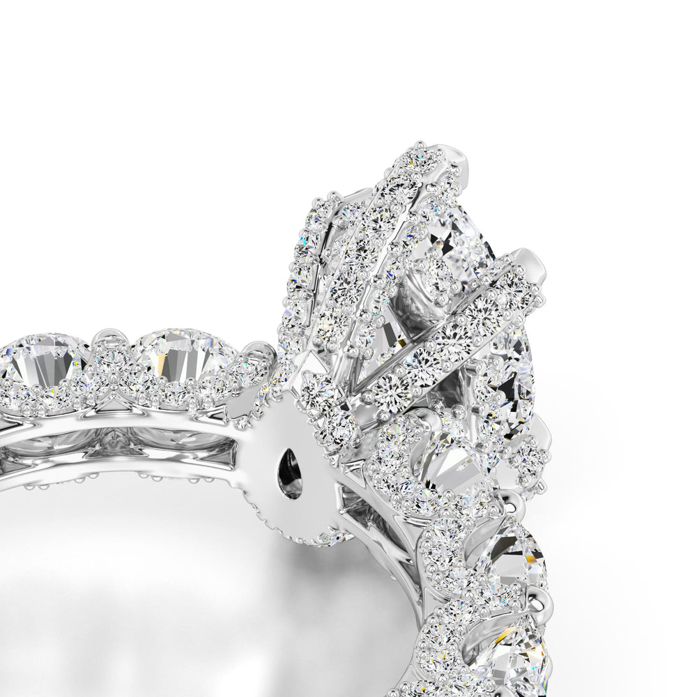 Scarlett Moissanite & Lab Grown Diamond Ring | White Gold | 2