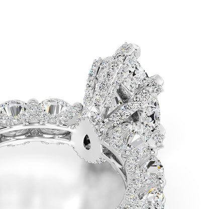 Scarlett Moissanite & Lab Grown Diamond Ring | White Gold | 2