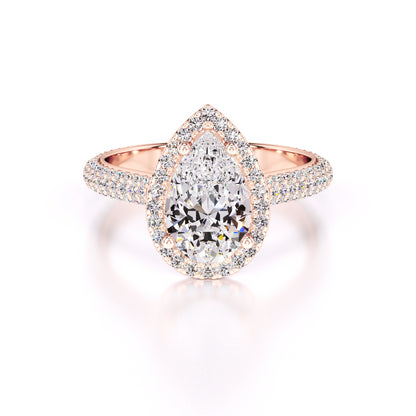 Megan Lab Grown Diamond Ring | Rose Gold | 1