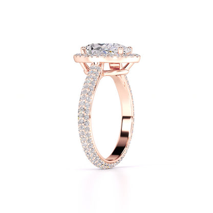 Megan Lab Grown Diamond Ring | Rose Gold | 3