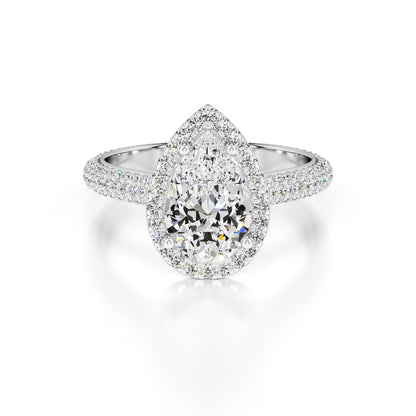 Megan Lab Grown Diamond Ring | White Gold | 1