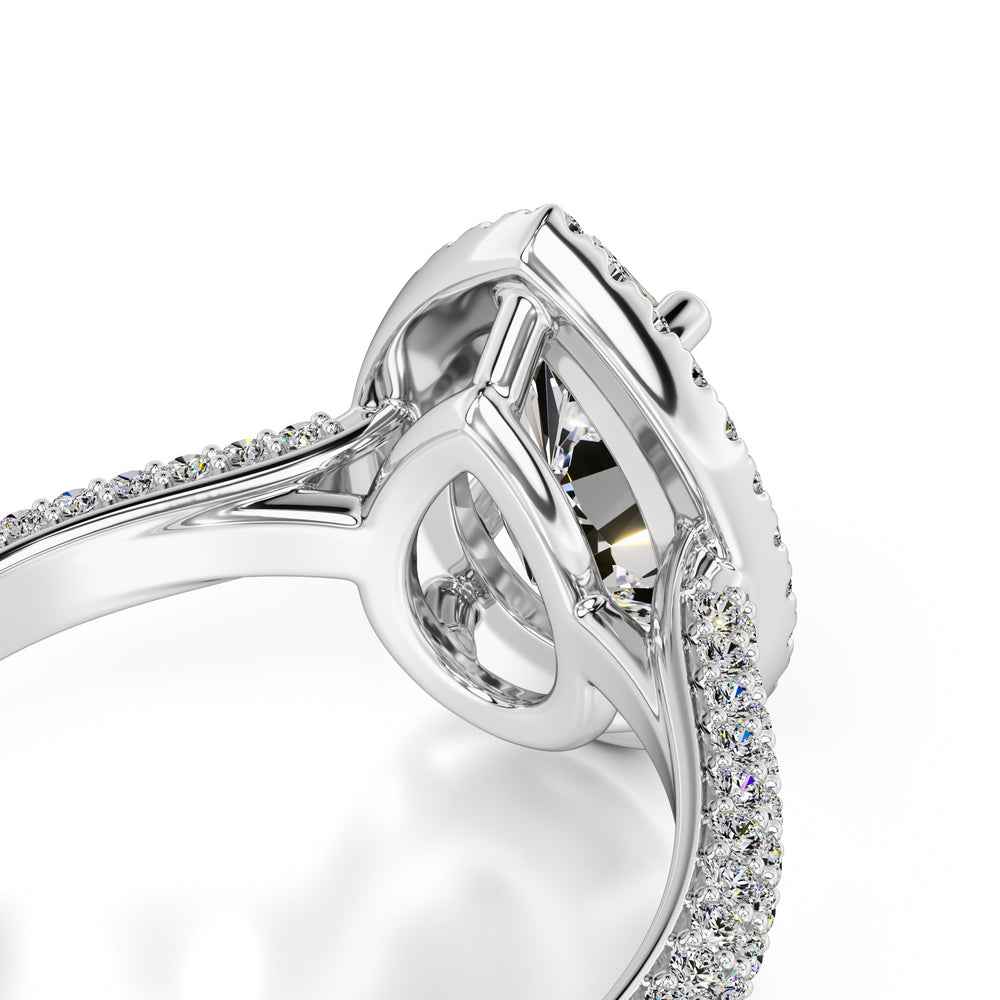 Megan Lab Grown Diamond Ring | White Gold | 2