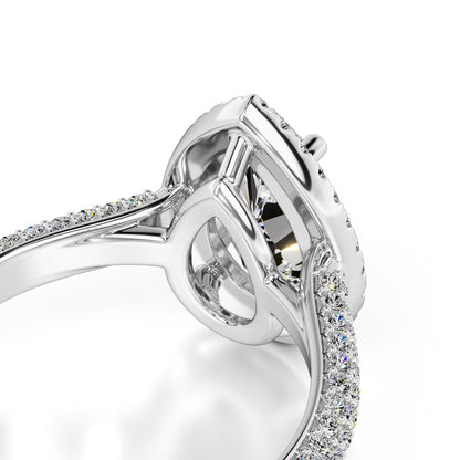 Megan Lab Grown Diamond Ring | White Gold | 2