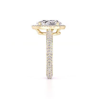 Megan Lab Grown Diamond Ring | Yellow Gold | 4