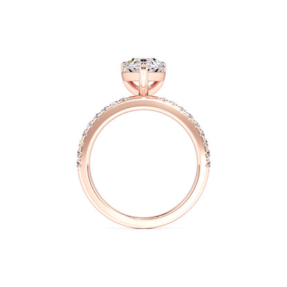 Natalie Moissanite & Lab Grown Diamond Ring | Rose Gold | 4