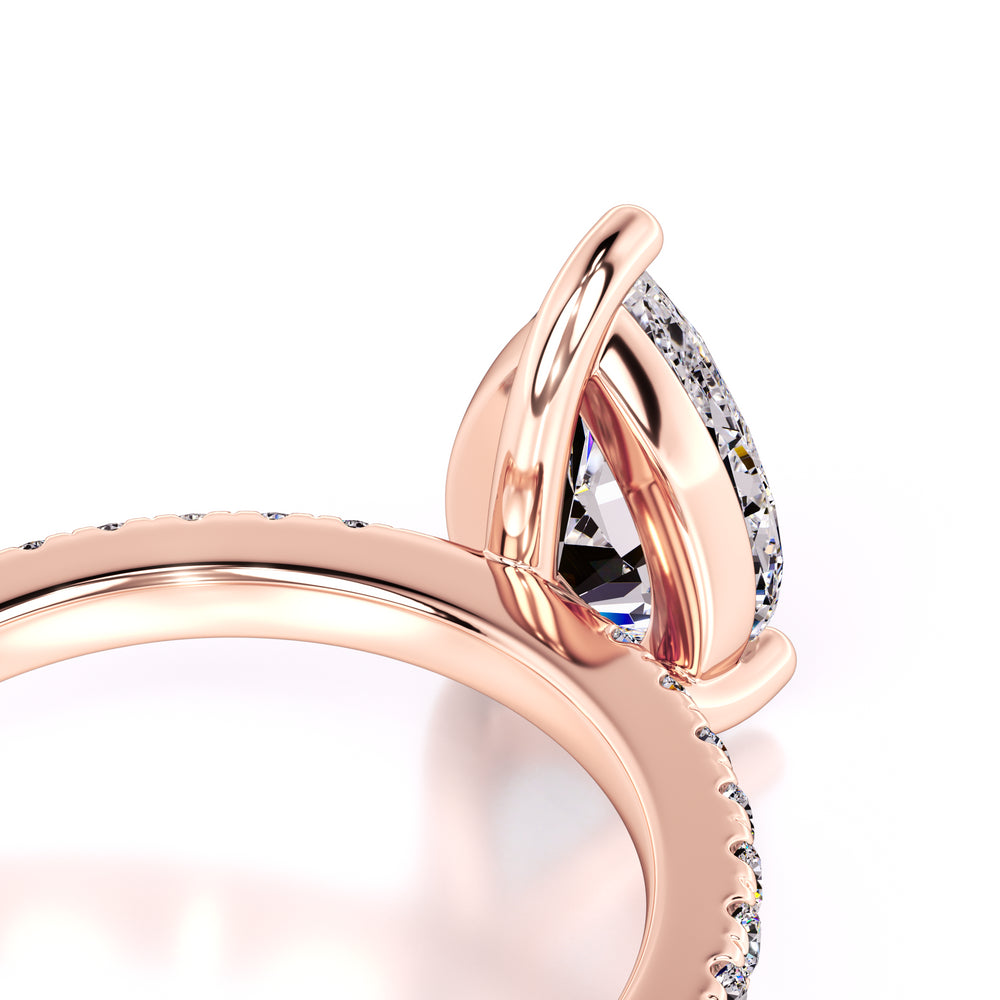 Natalie Lab Grown Diamond Ring | Rose Gold | 2