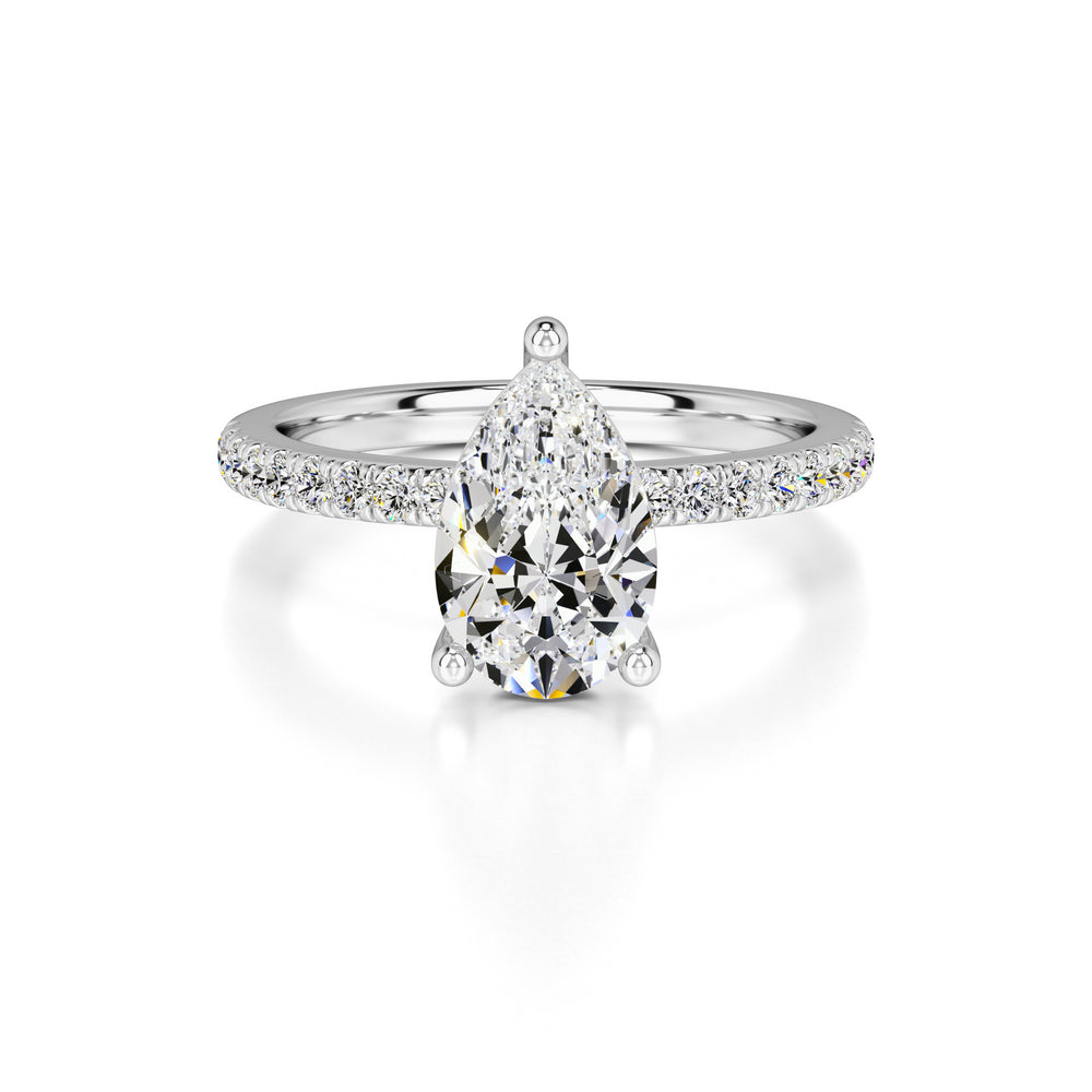 Natalie Lab Grown Diamond Ring | White Gold | 1