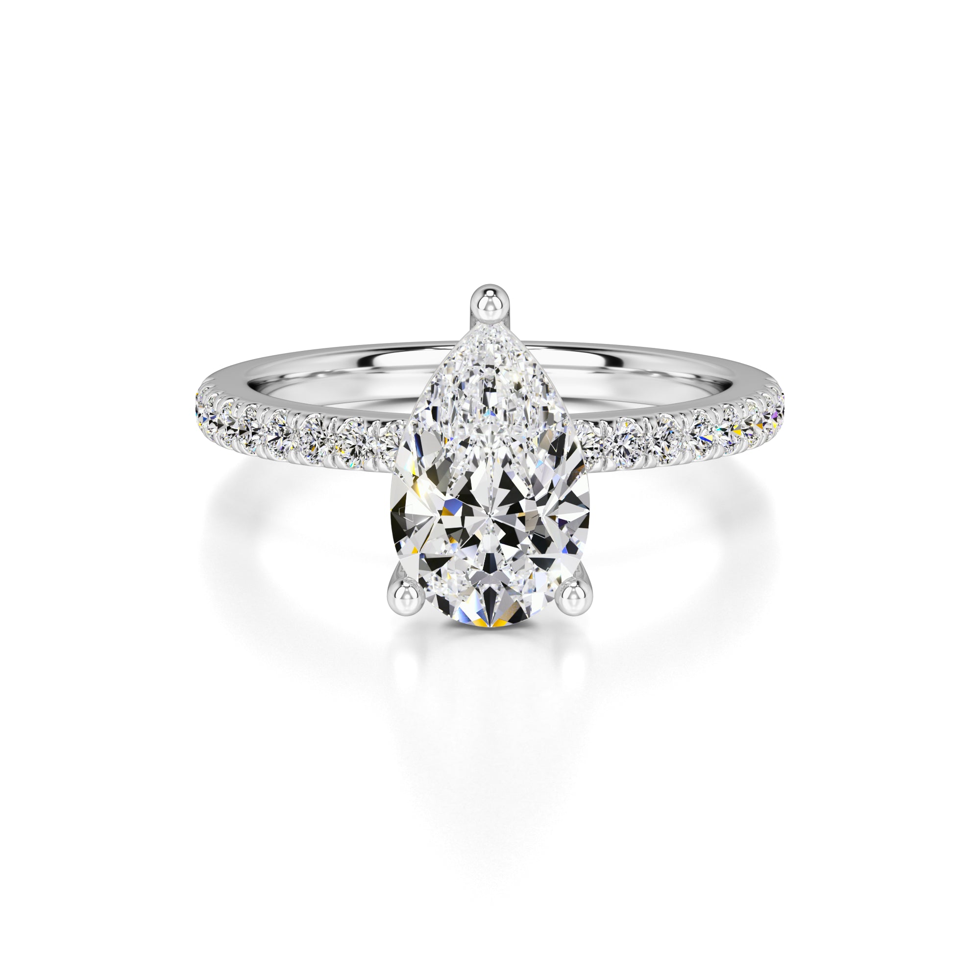 Natalie Lab Grown Diamond Ring | White Gold | 1