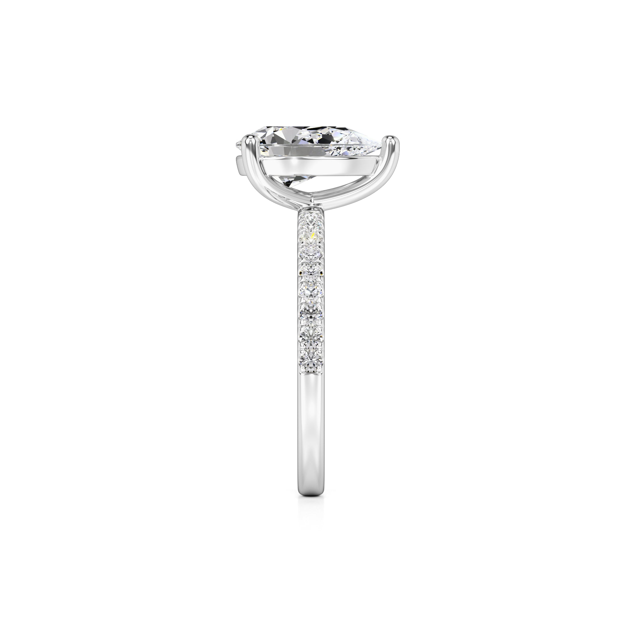 Natalie Lab Grown Diamond Ring | White Gold | 4