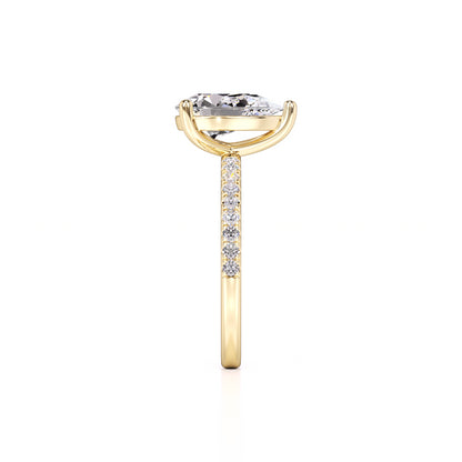 Natalie Lab Grown Diamond Ring | Yellow Gold | 4
