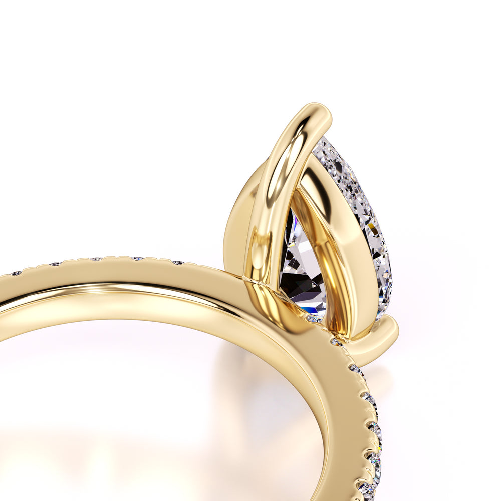 Natalie Lab Grown Diamond Ring | Yellow Gold | 2