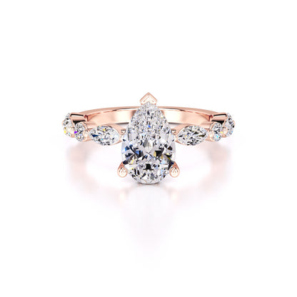 Miley Lab Grown Diamond Ring | Rose Gold | 1