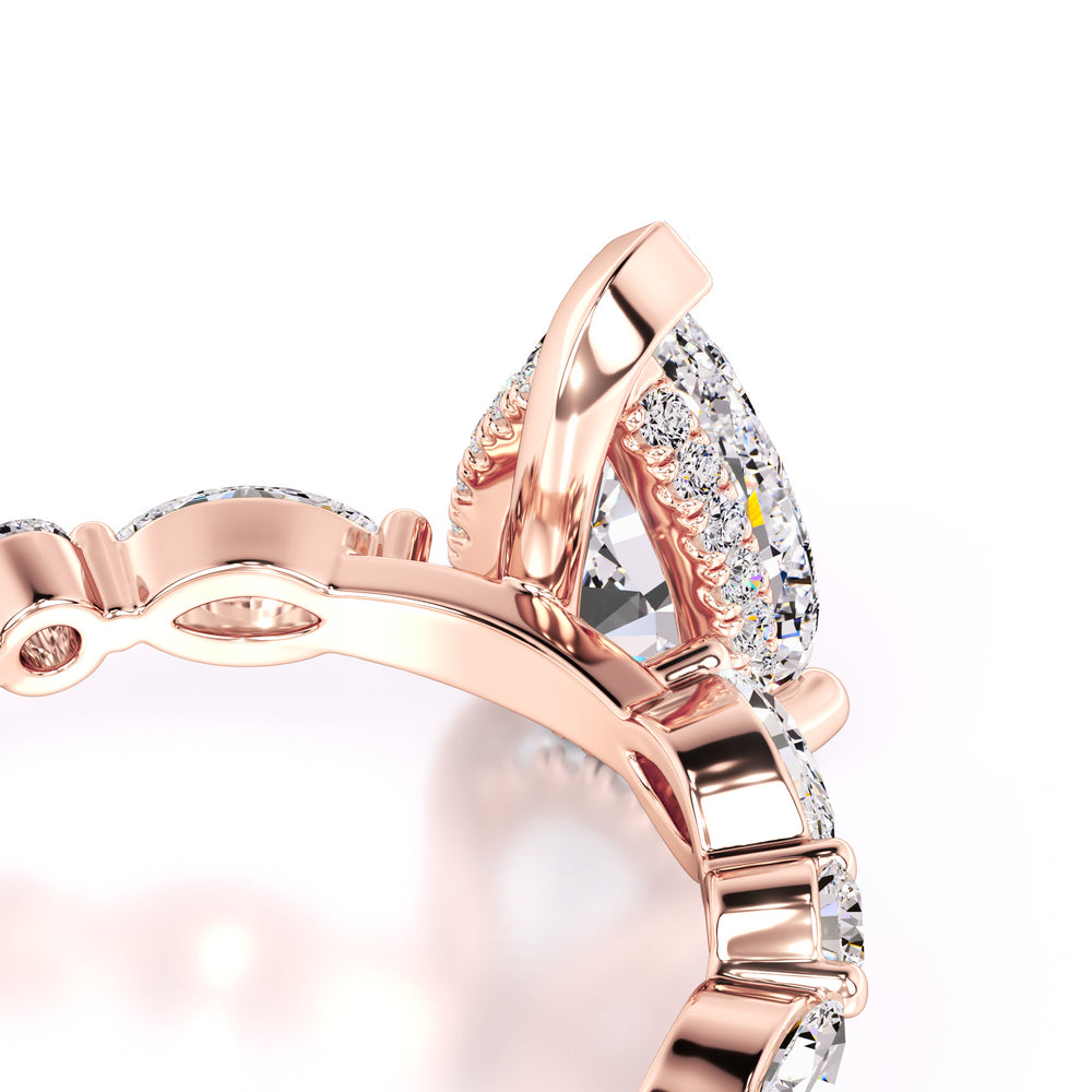 Miley Lab Grown Diamond Ring | Rose Gold | 2