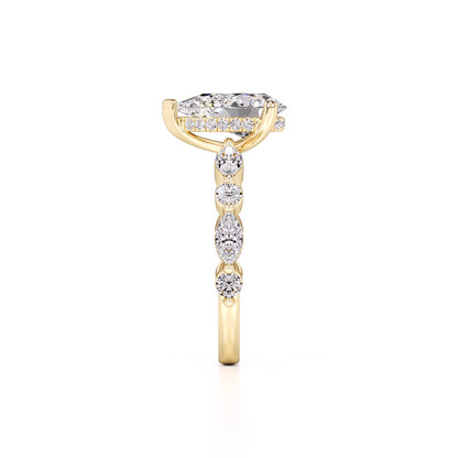Miley Lab Grown Diamond Ring | Yellow Gold | 4