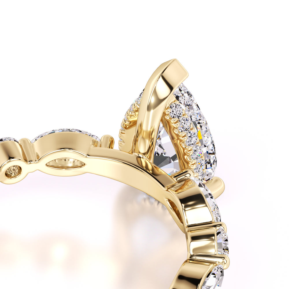Miley Lab Grown Diamond Ring | Yellow Gold | 2