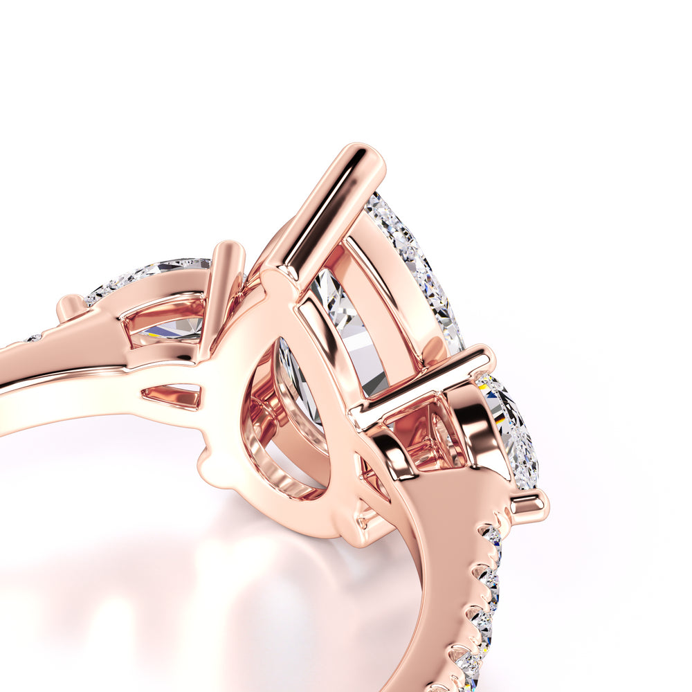 Tina Lab Grown Diamond Ring | Rose Gold | 2