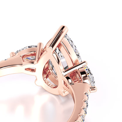 Tina Lab Grown Diamond Ring | Rose Gold | 2
