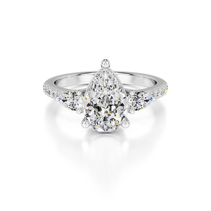 Tina Lab Grown Diamond Ring | White Gold | 1