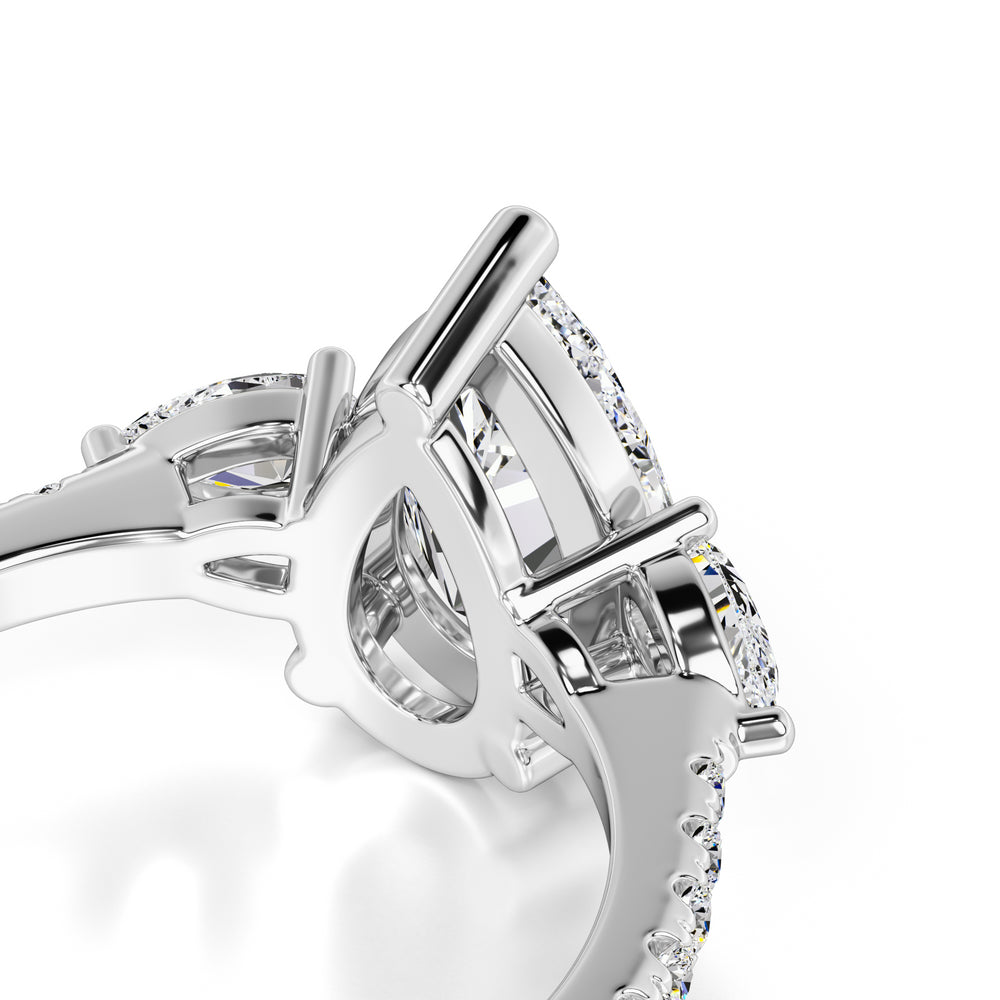 Tina Lab Grown Diamond Ring | White Gold | 2