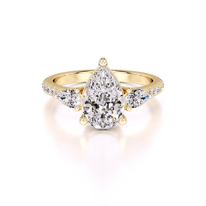 Tina Lab Grown Diamond Ring | Yellow Gold | 1