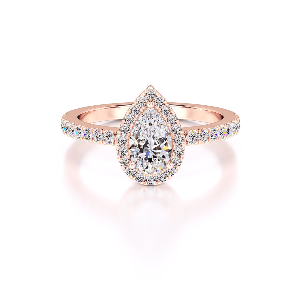 Quinn Lab Grown Diamond Ring | Rose Gold | 1