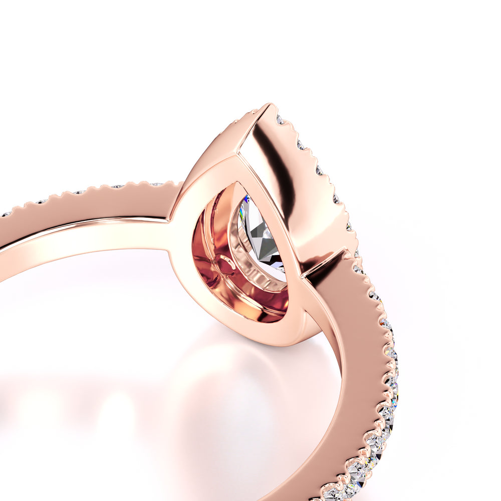 Quinn Lab Grown Diamond Ring | Rose Gold | 2